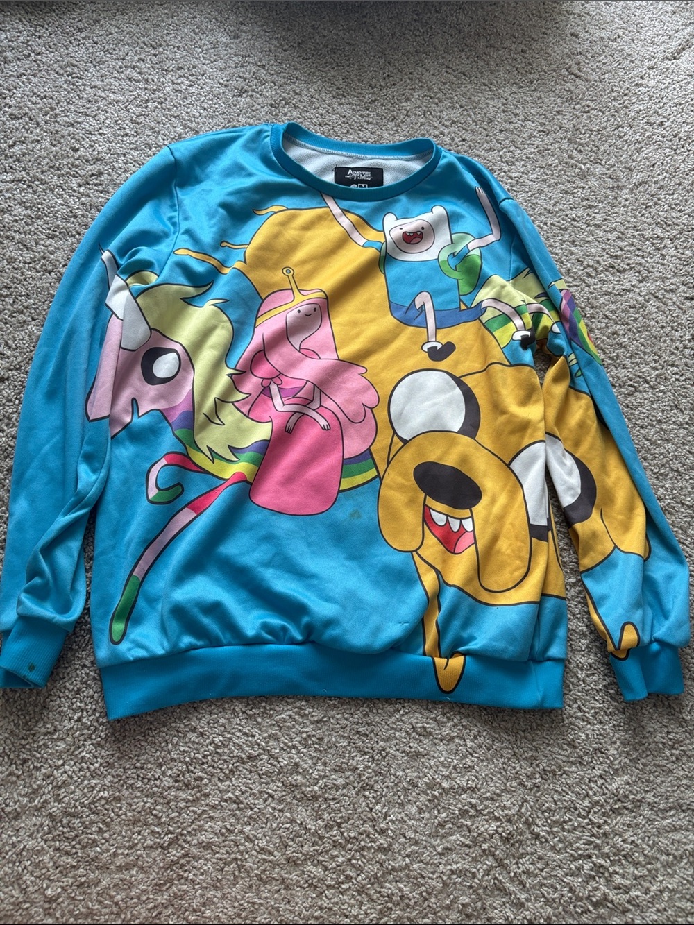 Adventure Time Graphic Crewneck Sweater